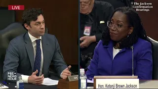 WATCH: Sen. Ossoff’s opening statement in Jackson Supreme Court confirmation hearings