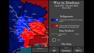 War in Donbass - Every Day (April 2014 - February 2022)