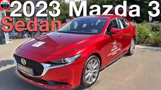 NEW 2023 Mazda 3 Sedan - Visual REVIEW exterior, interior