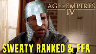 LET'S TANK THAT RATING - Ranked Games & FFA | Age of Empires 4 Multiplayer Games