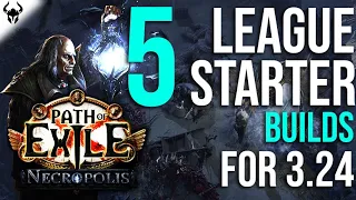 Path Of Exile 3.24 Starter Builds 🔥 5 Possible PoE Necropolis Starter Builds (2024)