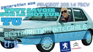 Restauration intégrale en détails de ce moteur TU3 de chez PSA. Peugeot 106 205 206 Citroën saxo…