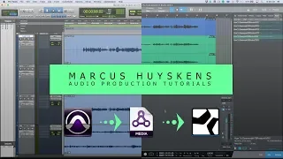 How To Open A Pro Tools Session In Studio One 4 - AAF Workflow