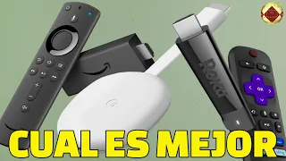 Cuál es el mejor media streaming en 2024 Chromecast Google TV Fire TV Stick Roku Streaming Stick 4k