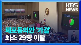 체포동의안 ‘가결’…최소 29명 이탈 외 [큐레이터 W] / KBS  2023.09.21.