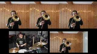 O Come, all ye faithful  - Trombone Ensemble (feat. Drums)