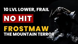 V Rising - Frostmaw the Mountain Terror | No Hit | 10 Levels Lower, Frailed | Solo Boss Kill