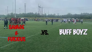 SAVAGE & FURIOUS .VS. BUFF BOYZ | D.C. 8MAN FLAG FOOTBALL | E.C.N RICHMOND, VA | ( MUST WATCH)