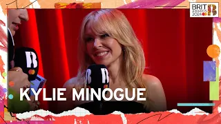 Kylie Minogue Reacts to her BRITs Global Icon Award | The BRIT Awards 2024