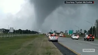 Video: Deadly Georgia tornado caught on camera