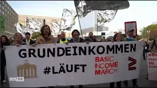 Grundeinkommen Demo in Berlin