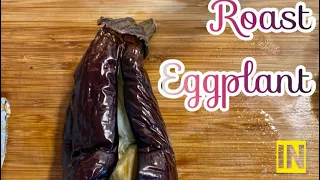 How to roast Eggplant (Aubergine) 🍆 in oven | Easy | #Baingan bhartha