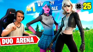 🔥 25 KILLS IN DUO ARENA FORTNITE IgorYan-GO w/ M1sk