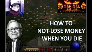 THIS IS HOW NOT TO LOSE GOLD WHEN YOUR CHARACTER DIE IN DIABLO 2 RESURRECTED