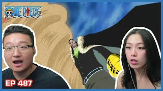 CROCODILE THE MVP?!?! | One Piece Episode 487 Couples Reaction & Discussion