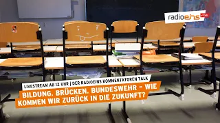 radioeins Kommentatoren-Talk |  Bildung, Brücken, Bundeswehr – wie kommen wir zurück in die Zukunft?