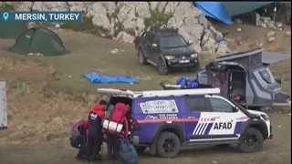 Rescuers race to save American stuck in a Turkey Cave