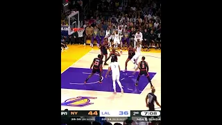 OMG D'ANGELO RUSSELL GETS AN AND 1 VS NEW YORK KNICKS #dangelorussell #losangeleslakers