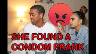 SHE FOUND A CONDOM PRANK ON MY GIRLFRIEND 2021 better than @ddg YouTube couples prank