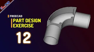Exercise 12 FreeCAD Basic Part Design Tutorial For Beginner