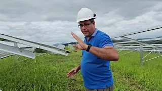 Usina Solar sua construção.