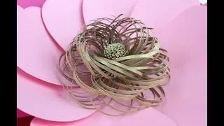 DIY Paper Flower Center #4