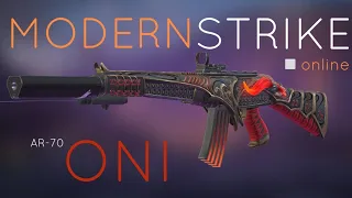 This Kill Effect Is Amazing! 🔥 Beretta AR-70 With ONI 👹 Upgrade & Advice | Modern Strike Online