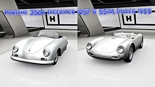Forza Horizon 4 - Porsche 356A Speedster 1957 & 550A Spyder 1955 Gameplay