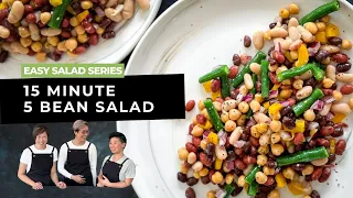 Easy 5 Bean Salad Recipe [15 Minute Lunch!]