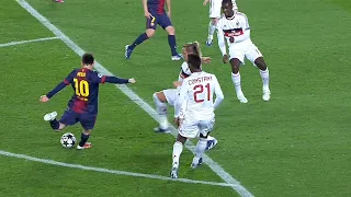 Lionel Messi vs AC Milan Home UCL 2012 13   English Commentary   HD 1080i