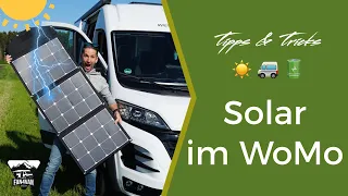Wohnmobil Solaranlage - Montage oder Solartasche Vor- & Nachteile