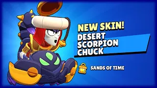 DESERT SCORPION CHUCK | BRAWL STARS NEW SKIN