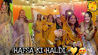 HAFSA KI HALDI…💛 | SAB KI DANCE PERFORMANCES 😍 | DUSRA EVENT | VLOG BY RABEECA KHAN |