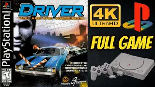 Driver [PS1] Longplay Walkthrough Playthrough Full Movie Game [4K60ᶠᵖˢ UHD🔴]