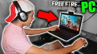 TheDonato JUEGA FREE FIRE POR PRIMERA VEZ EN COMPUTADORA *impactante*