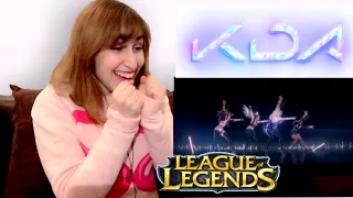 KPOP FAN REACTION TO LEAGUE OF LEGEND'S KDA! (Cyber Blackpink!)