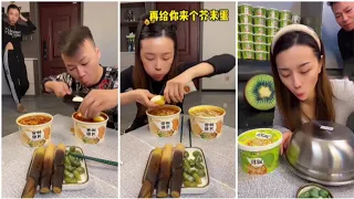 Funny husband and wife eating food show Ep - 09