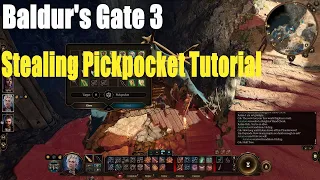 Baldur's Gate 3,  Stealing Pickpocket Tutorial