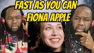 FIONA APPLE - Fast as you can REACTION - Not your usual love song - First time hearing