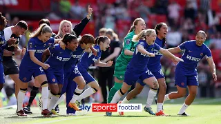 Chelsea FULL TIME SCENES as they win the WSL title 🏆👏