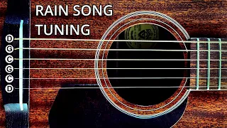 LED ZEPPELIN RAIN SONG (DGCGCD) | GUITAR TUNER