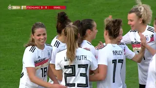 Frauenfussball WM 2023 Quali Deutschland   Israel 2  Halbzeit