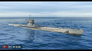 Качаем и катаем подводные лодки Германии. U-69 и U-190. Мир Кораблей / World of Warships
