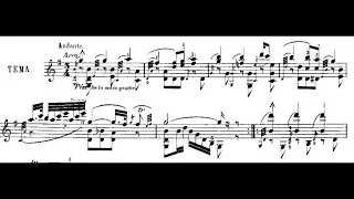 Paganini: Variations "God save the King" (Score Video)