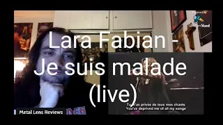 Lara Fabian - Je suis malade (live) | REACTION