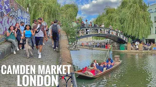 Camden Market London | Camden High Street | Camden Market Food | London Summer Walk 2023 [4K HDR]