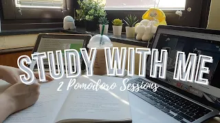 STUDY WITH ME 1 Hour 📝✨ | 25|5 Pomodoro with break | no music | timer + alarm  (lets be productive!)