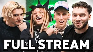 Adin Ross & MGK & Trippie Redd & XQC Full Stream!