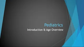 Paramedic Pediatric Emergencies Part 1