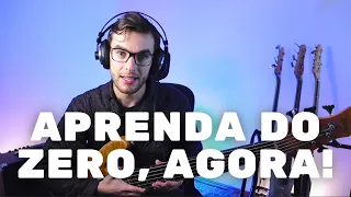 Como começar a tocar contrabaixo do zero (Aula de baixo para iniciantes)